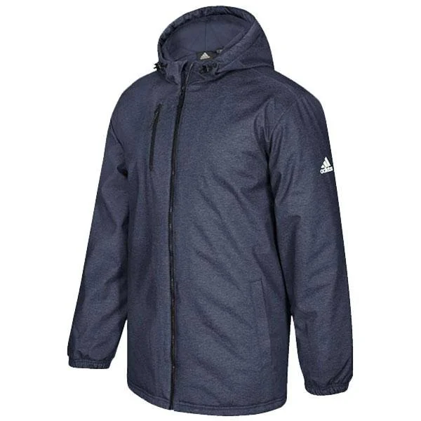 Adidas Men's Game Built Heavyweight Winter Jacket - S, Navy