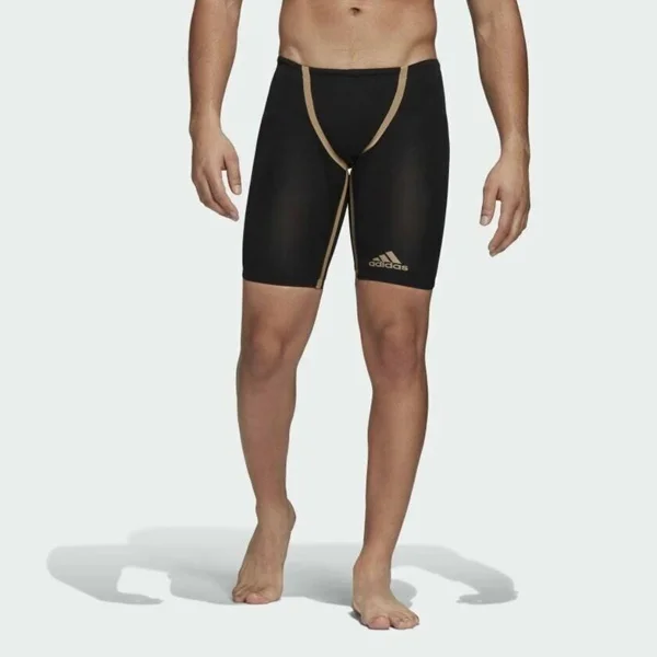 Adidas Swim - Nwt Adidas Mens 20 Adizero XX FS Jammers, Color: Black/Gold, Size: 20, Penshmark&s Closet