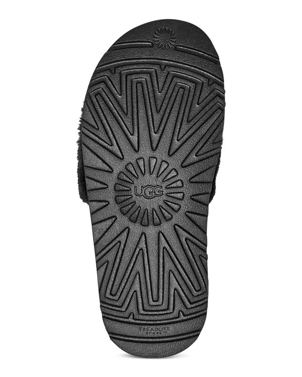 Ugg Women's Laton Fur Slide, Black Size: 9.5 M