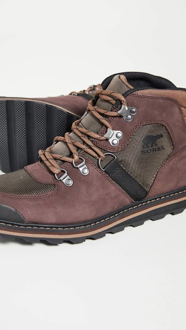 Sorel Men's Madson Sport Hiker Waterproof Boot - 14 - Mud