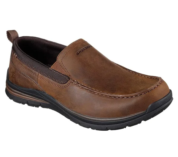 Skechers 65197 Men's Superior 2.0 - Jeveno Slip-On - Brown - 7.5