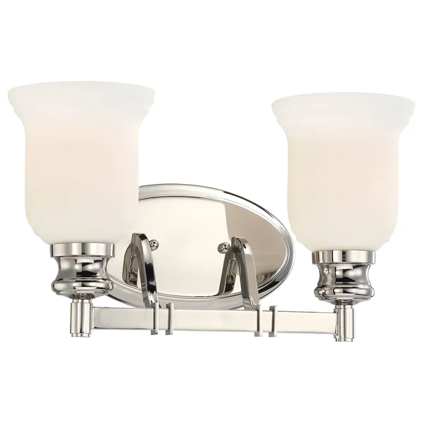 Minka Lavery 3292-613 Audrey&s Point 2 Light Bath Polished Nickel