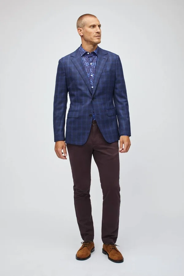 Bonobos Unconstructed Italian Wool Blazer - Blue - Formal Jackets